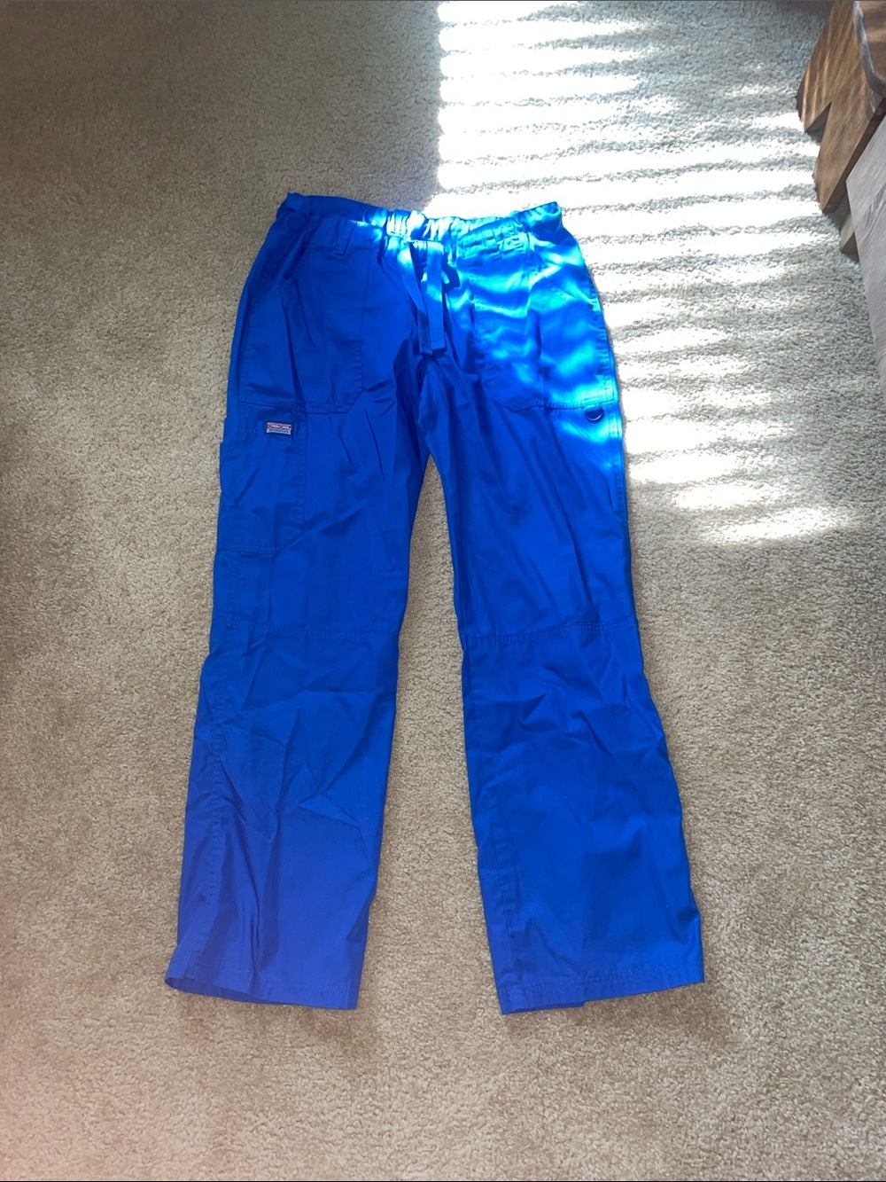 Cherokee Royal Blue Utility Scrub Pants